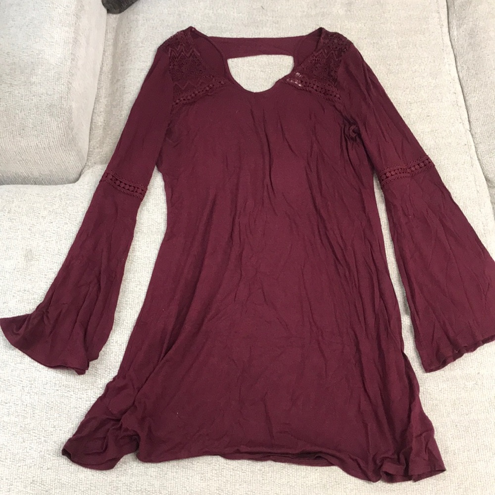 Maroon Dress